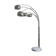 Lampadaire vintage 5 branches style Space âge chrome socle en marbre
