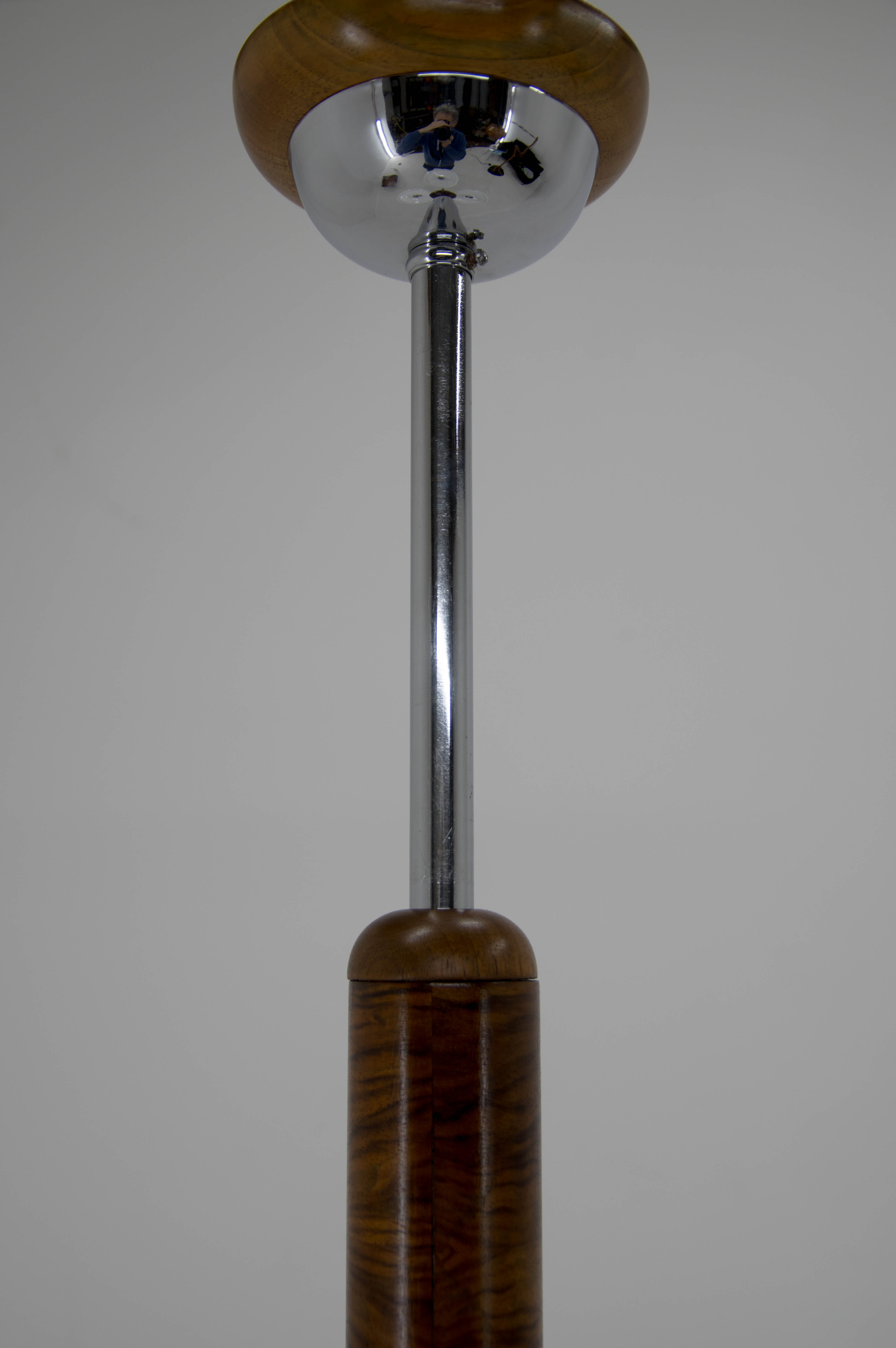 Art Deco or Bauhaus Chandelier by Jindrich Halabala for UP zavody, 1930s