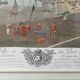Framed engraving port of Bordeaux