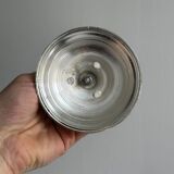 Paire de bougeoirs en inox