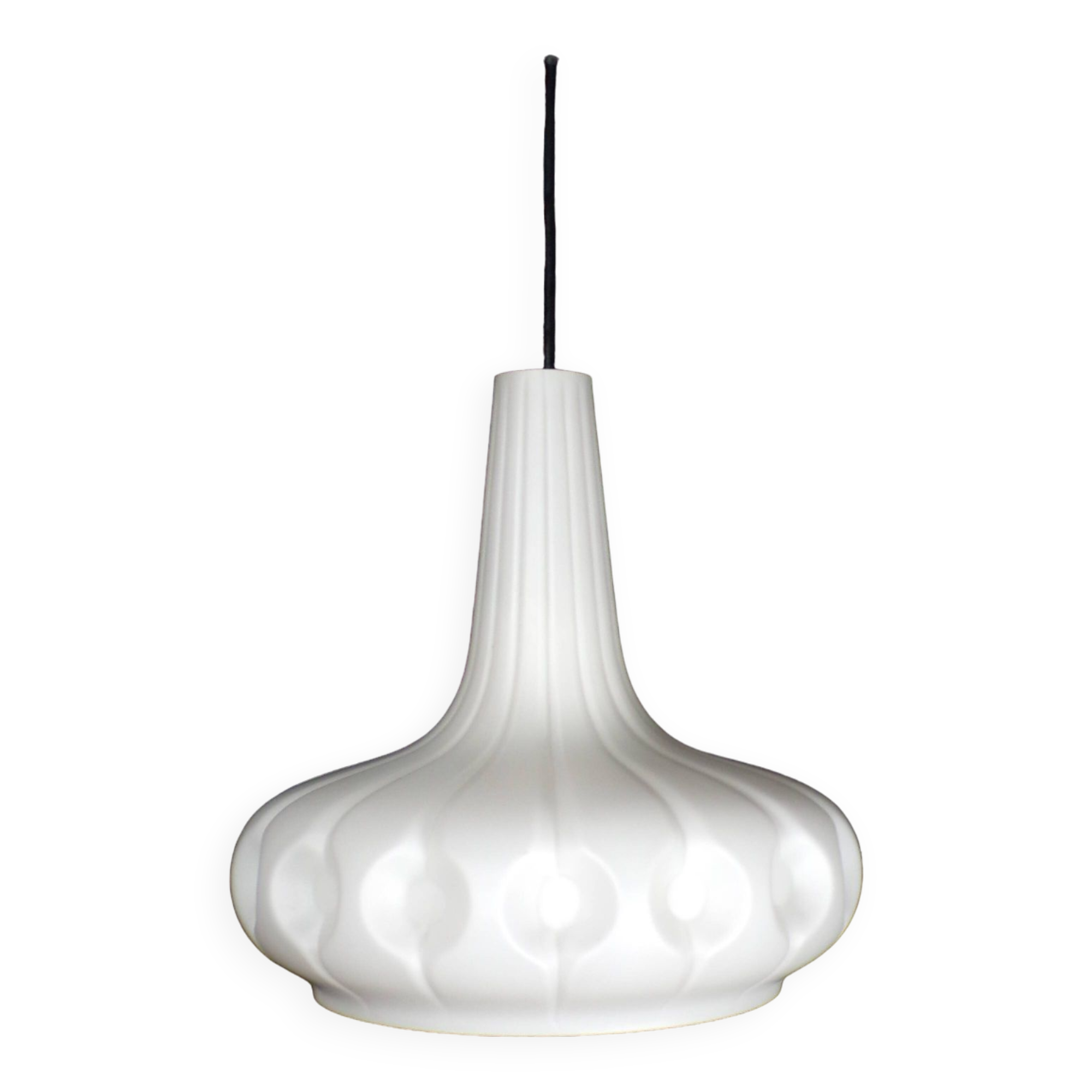 Peill & Putzler white opaline pendant light