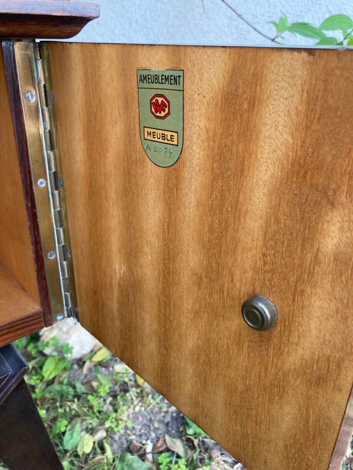 Vintage bedside table