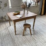 Walnut farmhouse table + extensions
