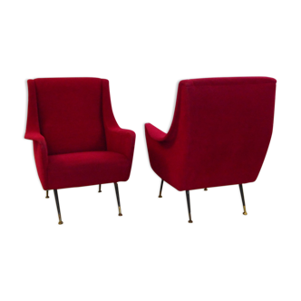 Paire de fauteuils Italiens  Ca 1950