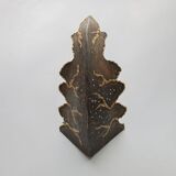 Ensemble de 2 appliques murales brutalistes belges, années 1990.