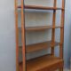 Vintage Scandinavian bookshelf in teak and black metal – Design