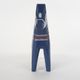 Handpainted blue Nils Olsson, "Dala" horse, Sweden 1960's