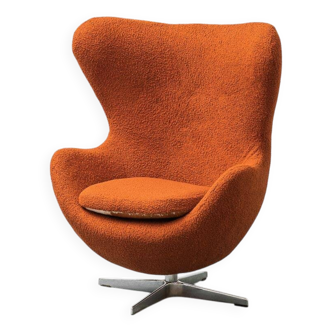 Poltrona en bouclé anni '70 vintage modernariato