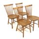 Set of 4 Scandinavian chairs "Lilla Åland", Carl Malmsten, Sweden, 1960