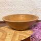 Conical shaped wooden salad bowl