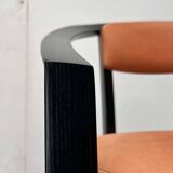 Postmodern German Chair Model Nostro in Leather by Andreas Weber for Rosenthal Einrichtung, 1980s