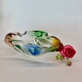 Bowl by F. Zemek, Mstisov Karlovarske Sklo, Czechoslovakia, 1960s