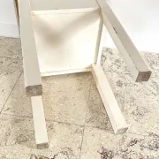 VINTAGE WOOD STOOL CHEST