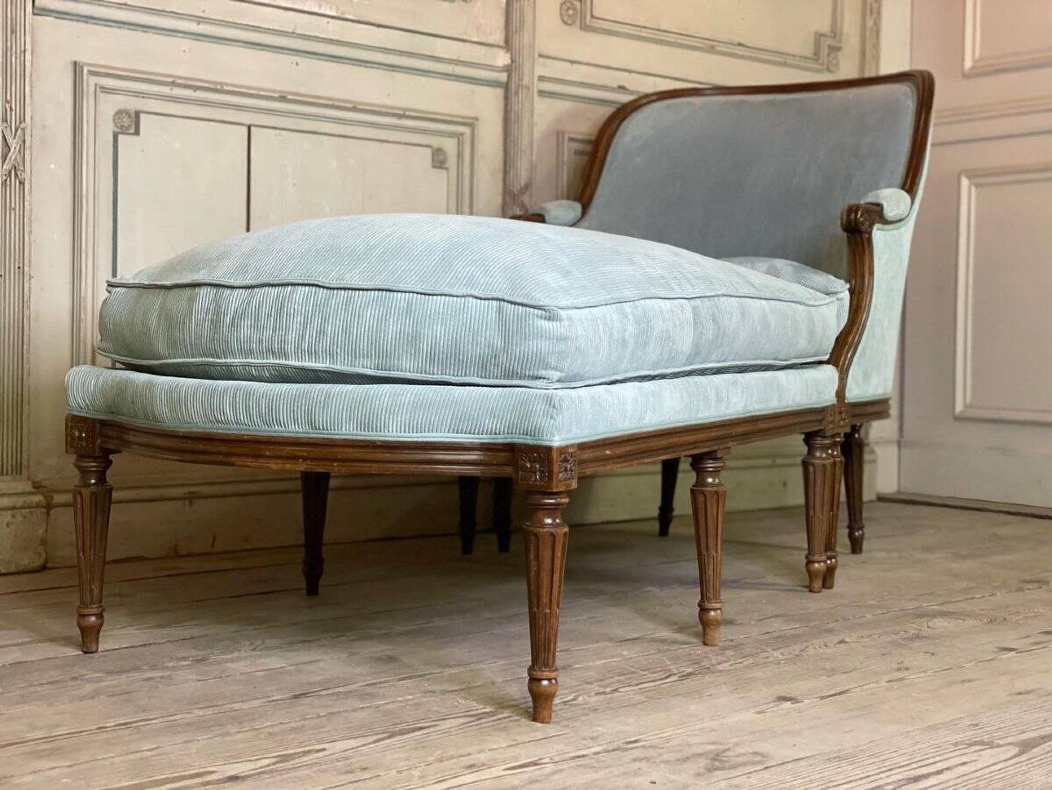 Duchesse brisée de style Louis XVI vers 1900