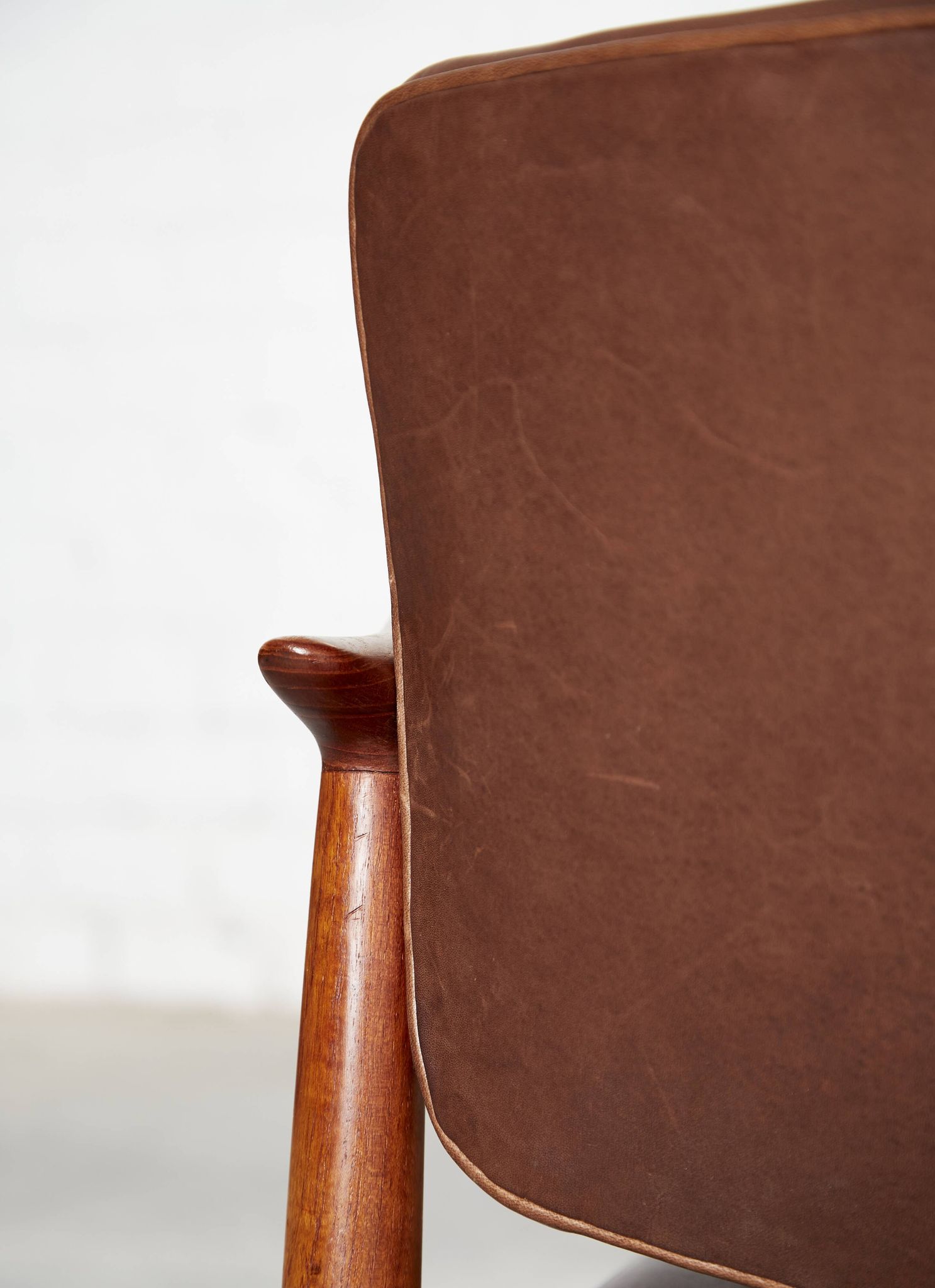 Vintage Captain's Chair in Teak by Erik Buch for Ørum Møbler
