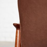 Vintage Captain's Chair in Teak by Erik Buch for Ørum Møbler