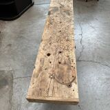 Early 20th century workbench transformed into a TV cabinet