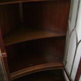 Encoignure vitrine en acajou