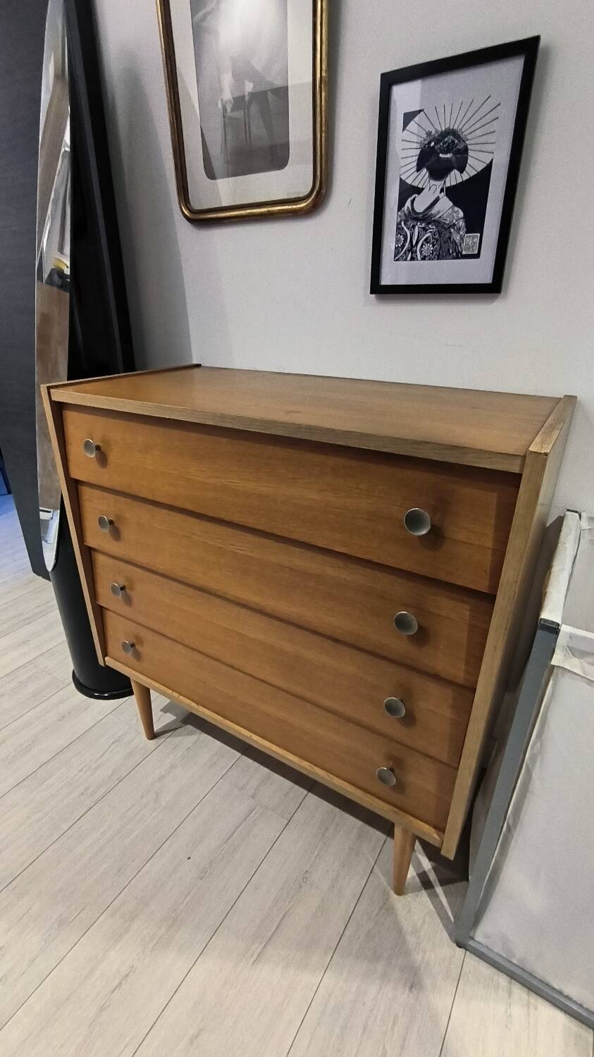 Vintage Scandinavian chest of drawers from the 1960s and 1970s