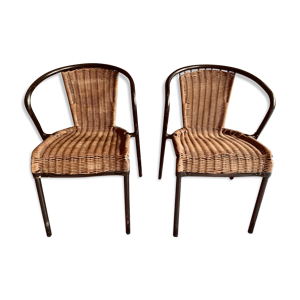 Paire de fauteuils en