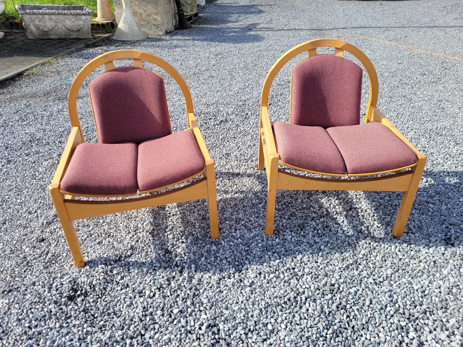 Pair of baumann armchairs from the 70s