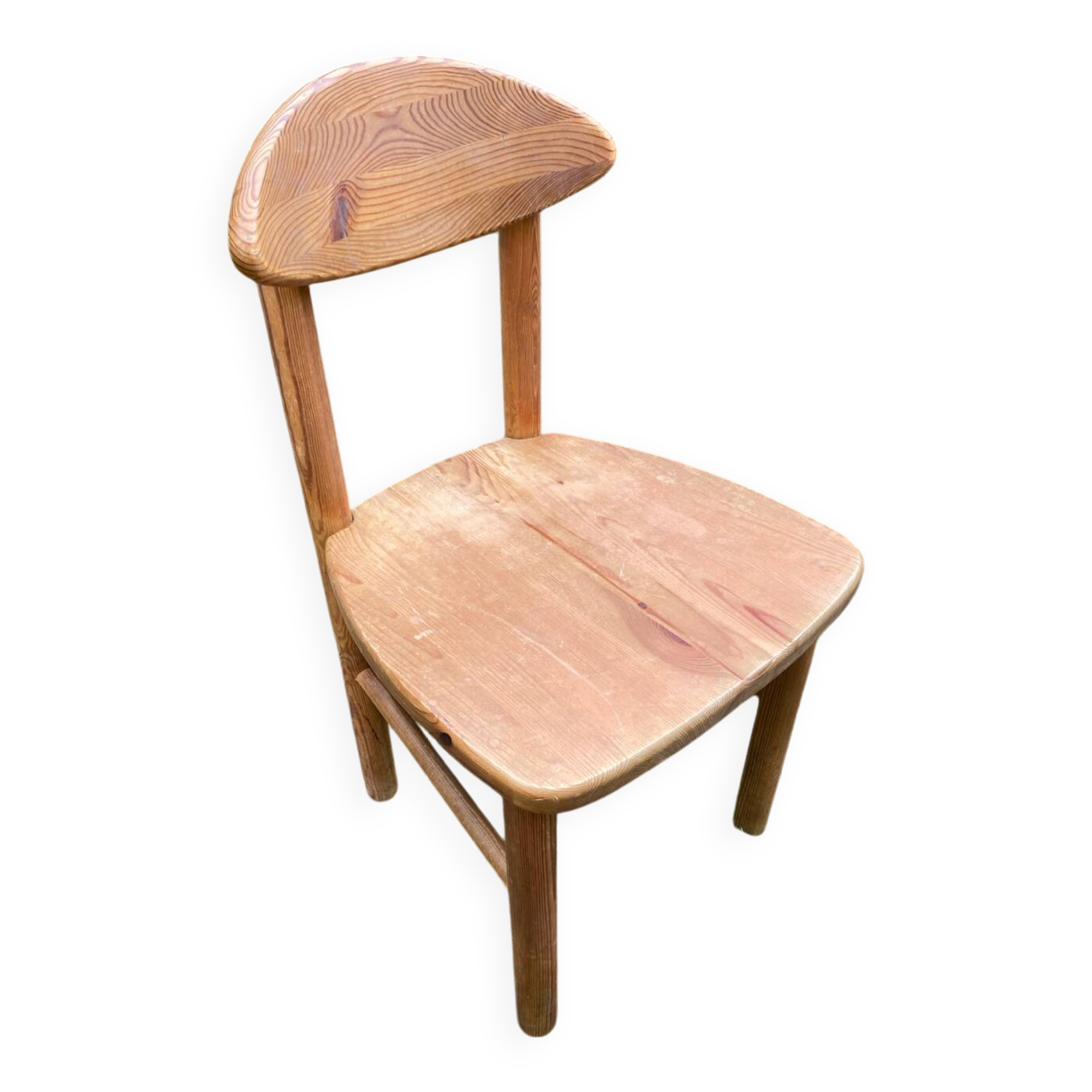 Chaise en pin par Rainer  Daumiller vers 1960