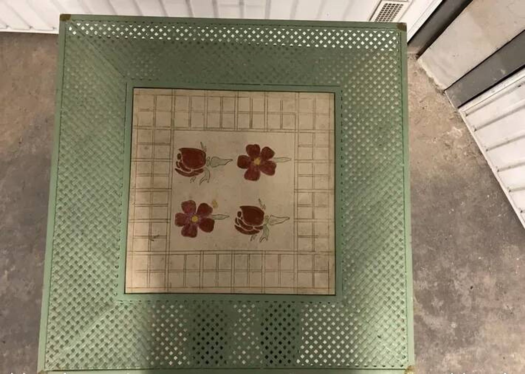 Table pliante vintage.