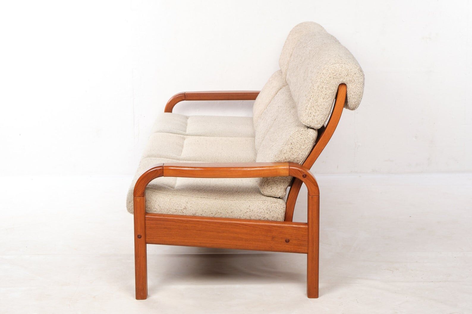 3-seater vintage sofa in Denmark teak