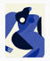 Art poster woman with blue skin 50 x 70 cm