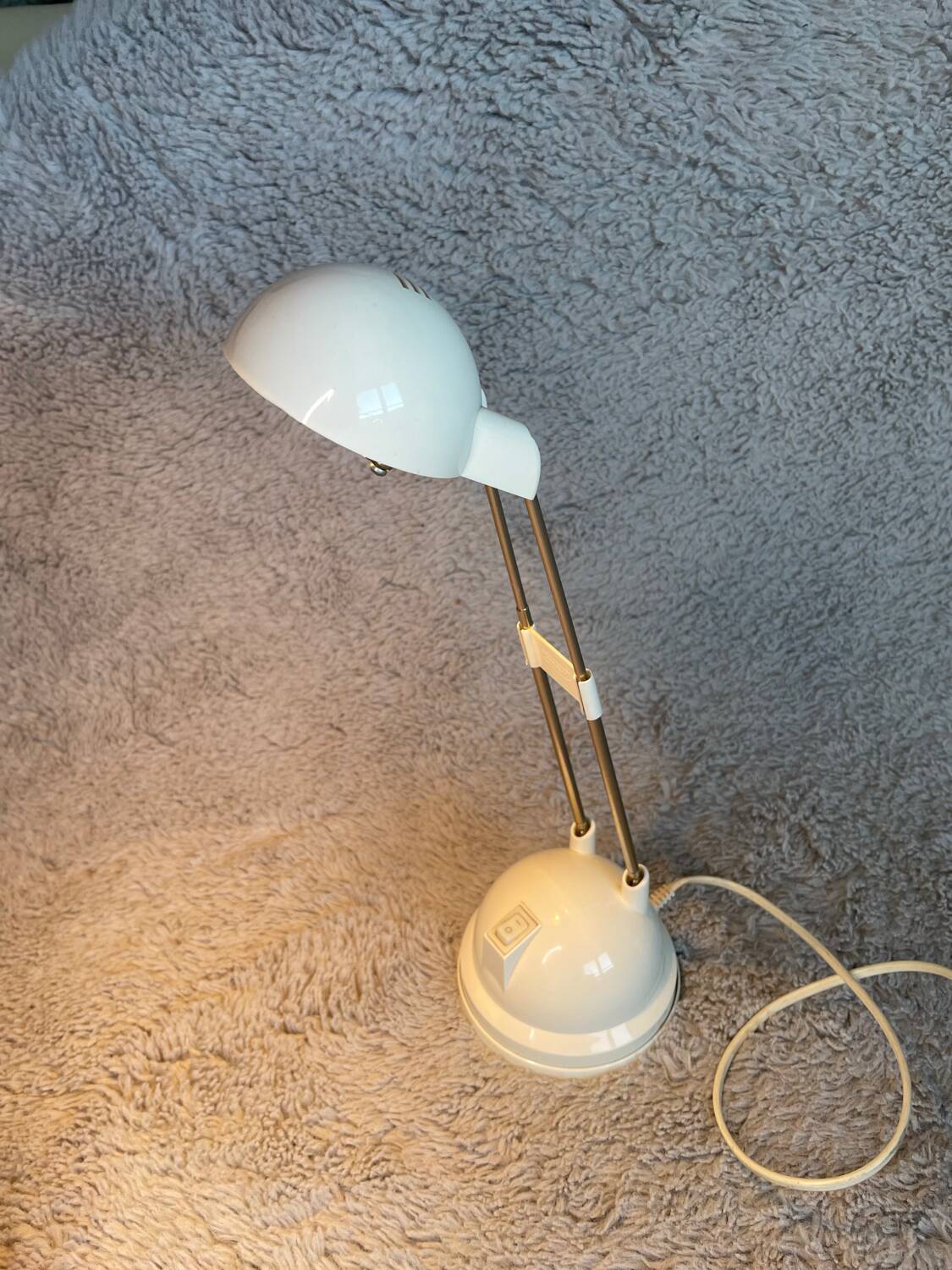Lampe telescopique ikea vintage blanche