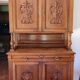 Antique oak sideboard in Henri II style