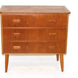 Scandinavian teak dresser, Sweden, 1960