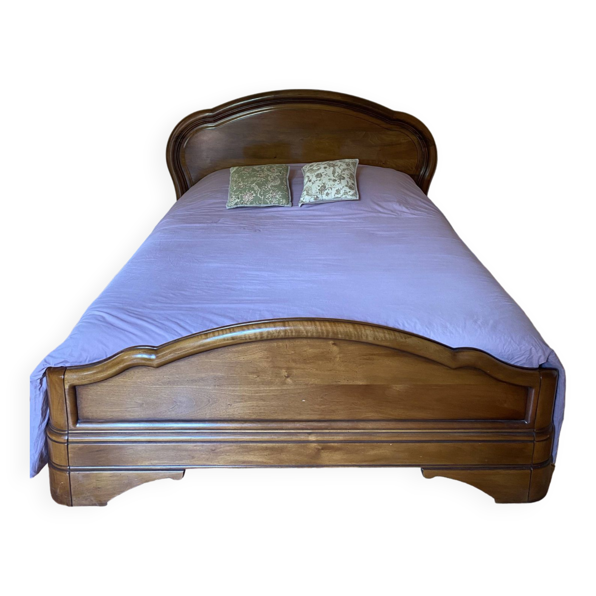 Solid cherry wood bed