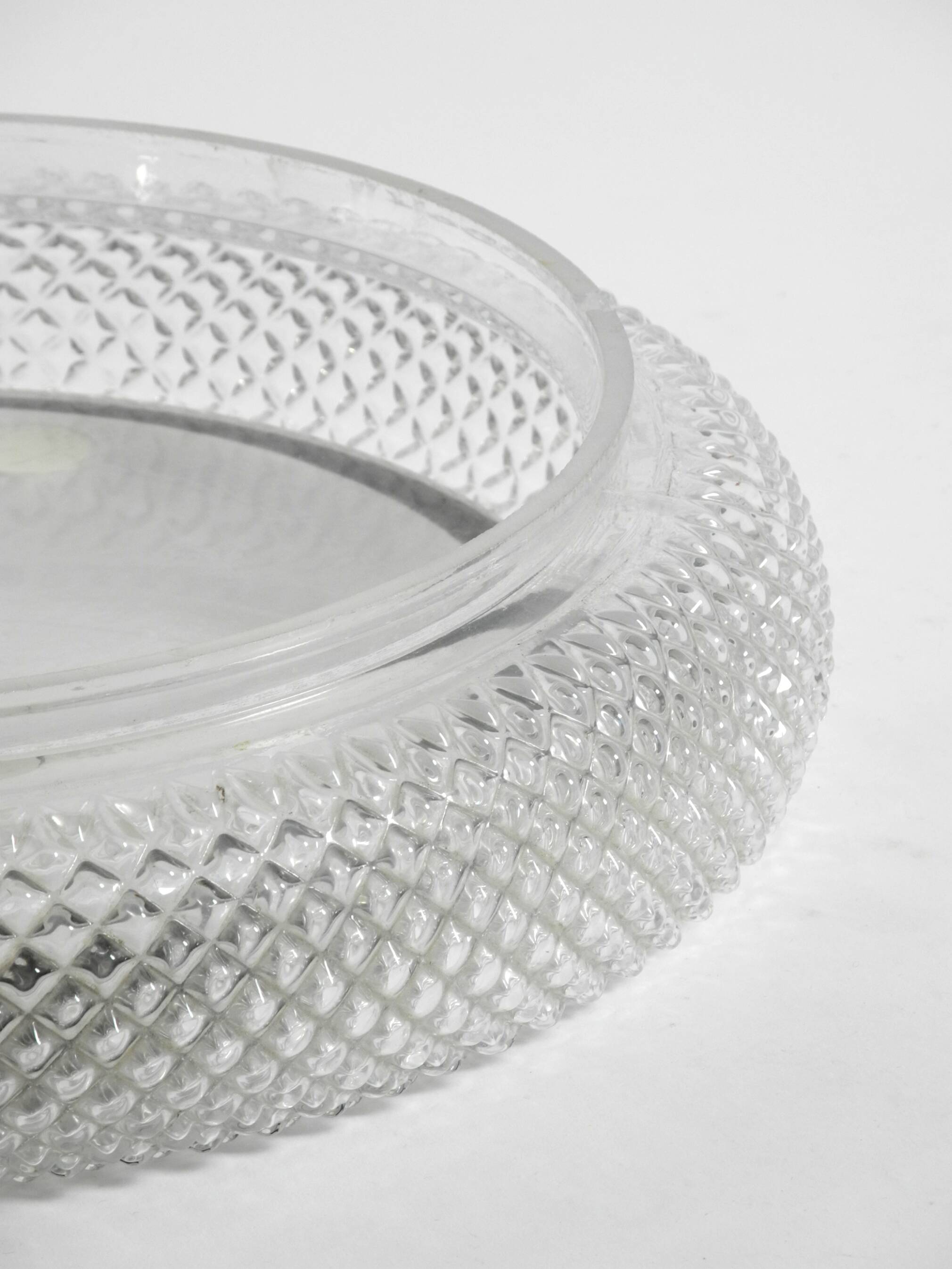 Stunning 1960s illuminated Limburg crystal glass wall mirror