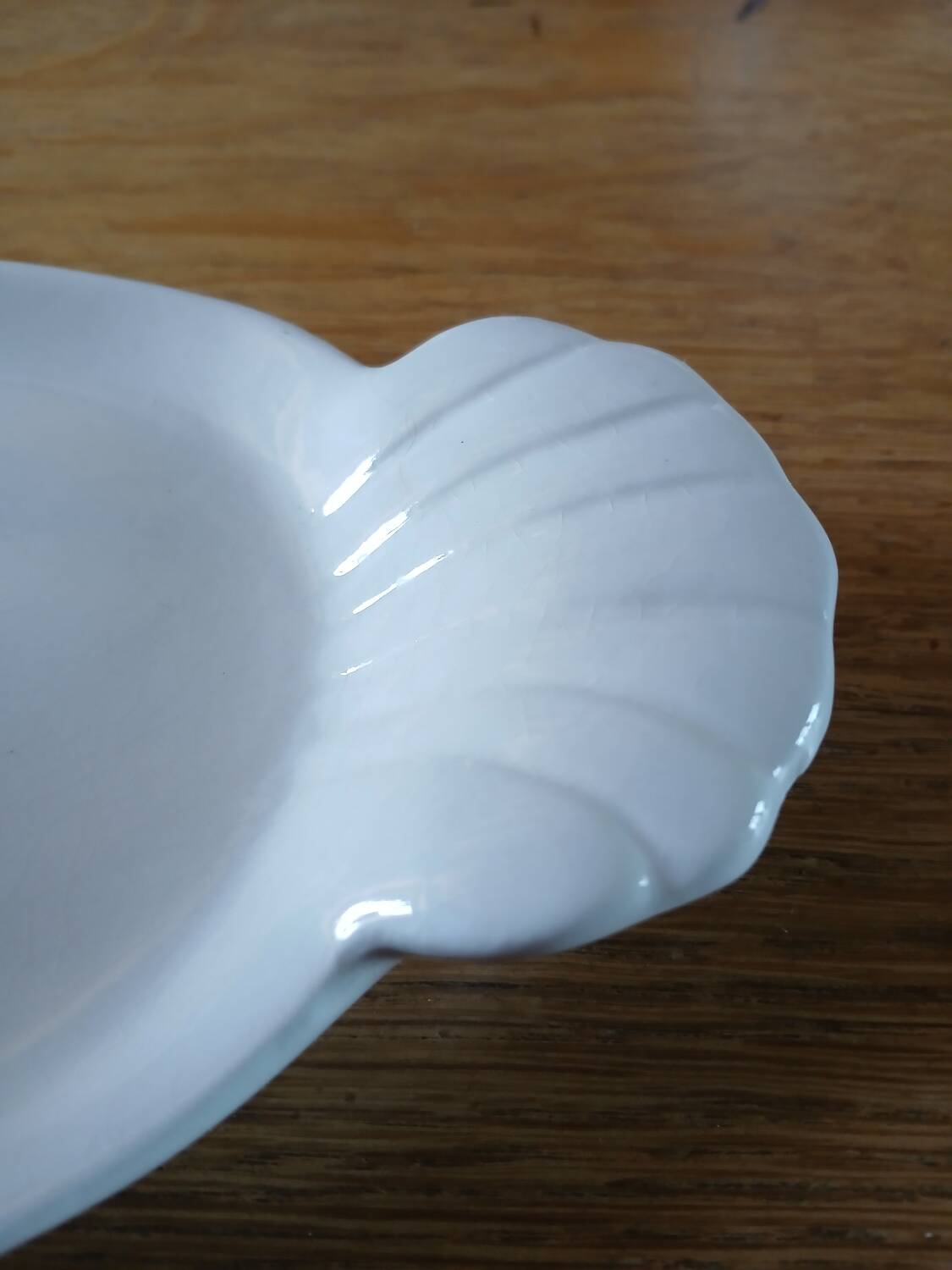 3 antique white porcelain dishes
