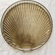 Vintage amber glass dish