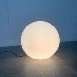 Vintage floor lamp in the shape of a globe from the French space age by SCE, France.