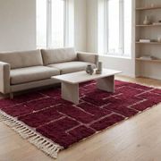Handmade traditional pure natural wool rug size 200/300 cm
