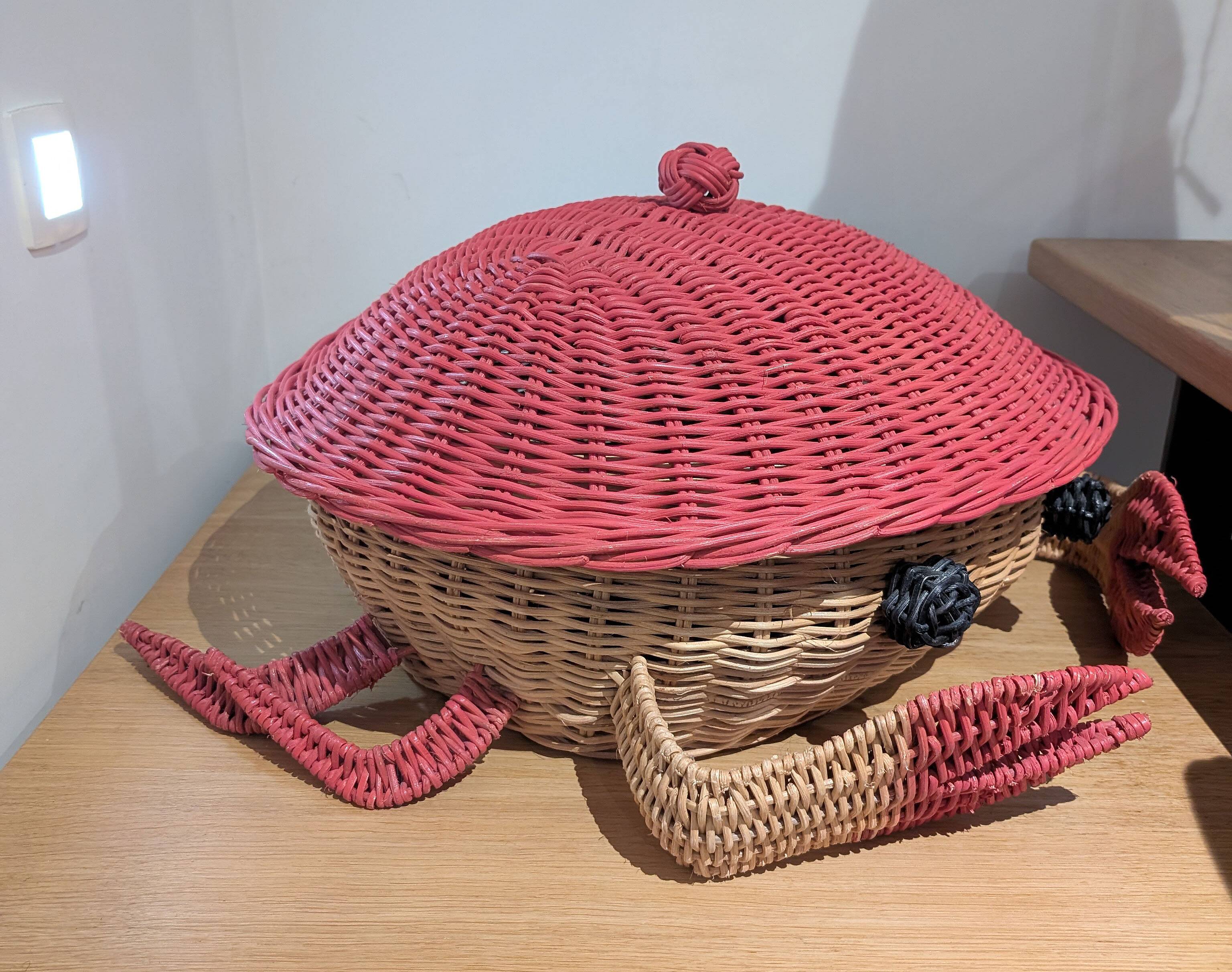 Grand Panier crabe en osier