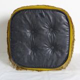 Ottoman velvet pouf