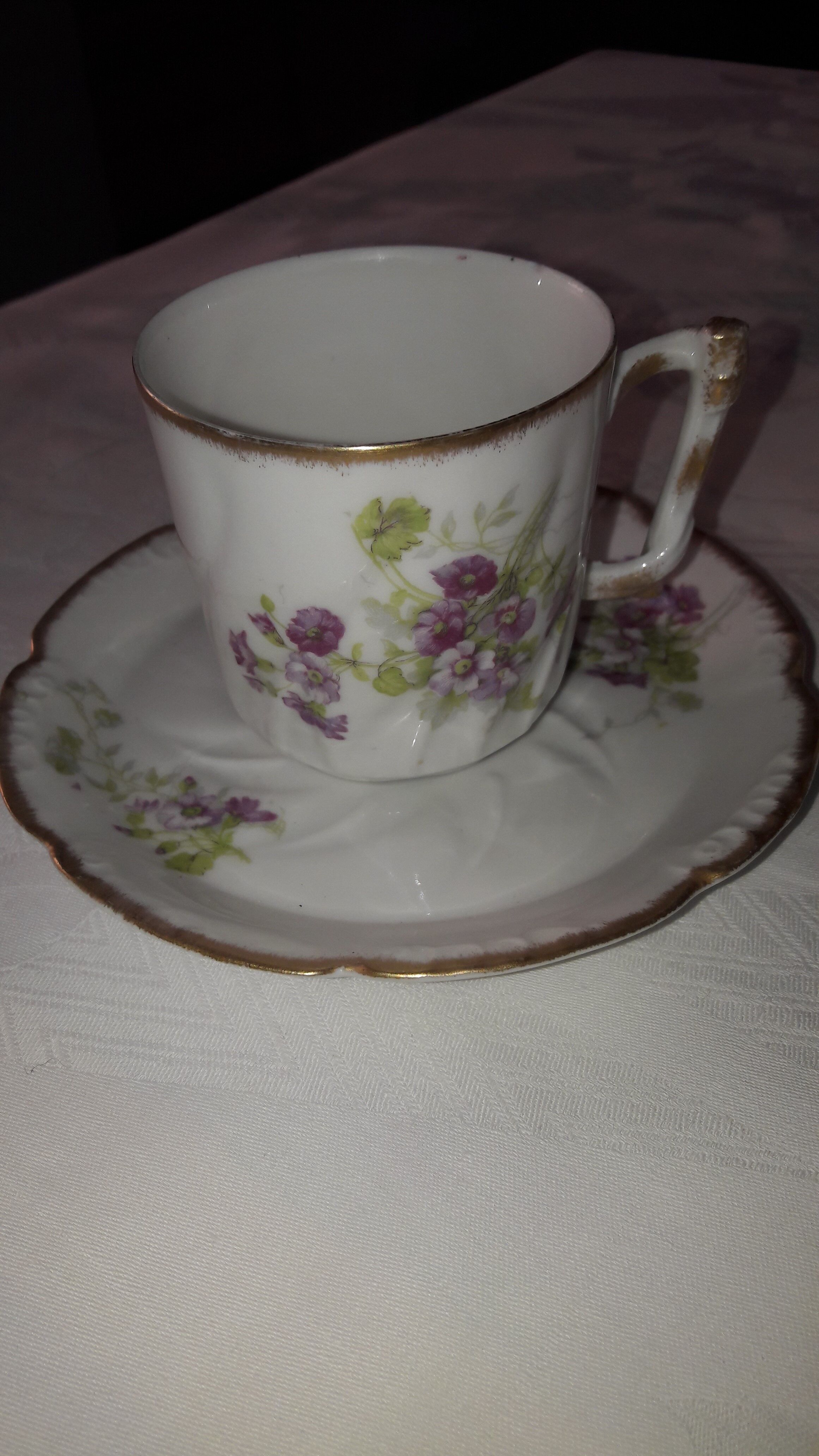 Lot of 23 coffee cups and saucers Old Fine Porcelain
