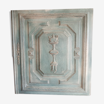 Old patinated door 64.5 x 59 cm