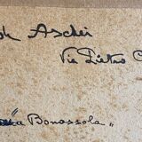 Painting signed Matilde Ascher "Terrace in Bonassola"