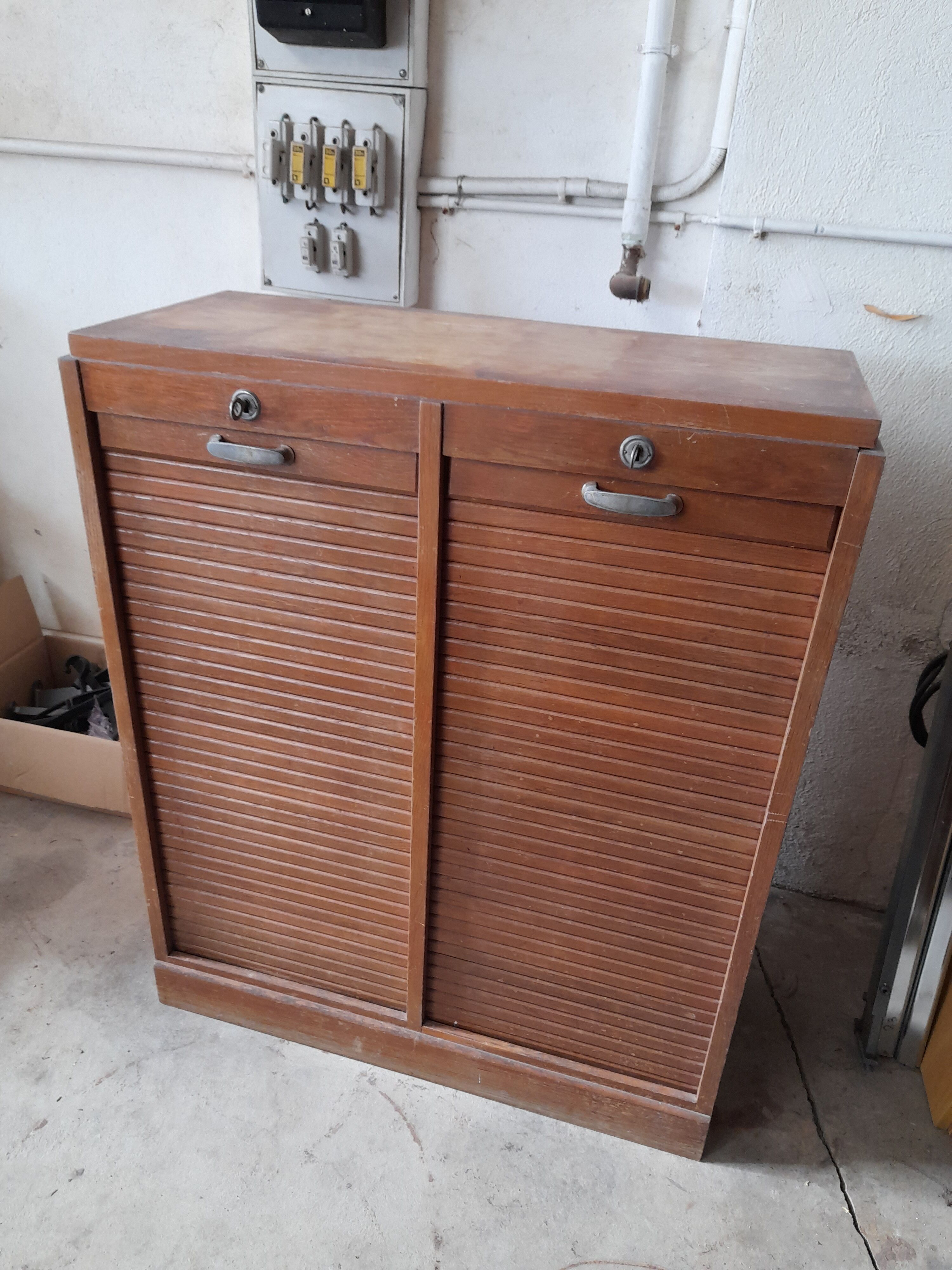 Old curtain cabinet 1950