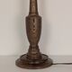 Lampe en bois tourné