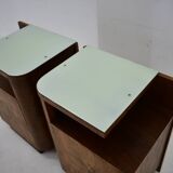1938s,  Pair of art deco bedside table , Czechoslovakia