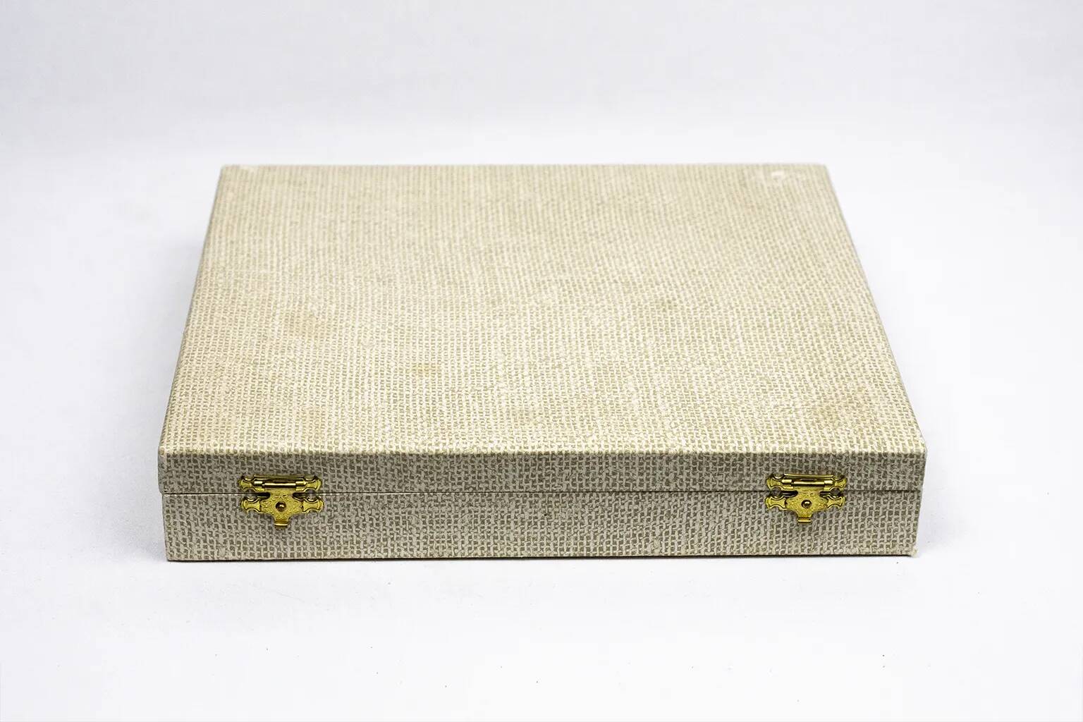 Christofle fish service for 12 — silver-plated metal, OC hallmarks, box