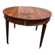 Large oval Louis XVI period table in mahogany.