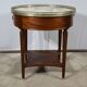 Table bouillotte en acajou, style Louis XVI, fin XIXème
