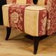 Italian Chair in fabric flowers